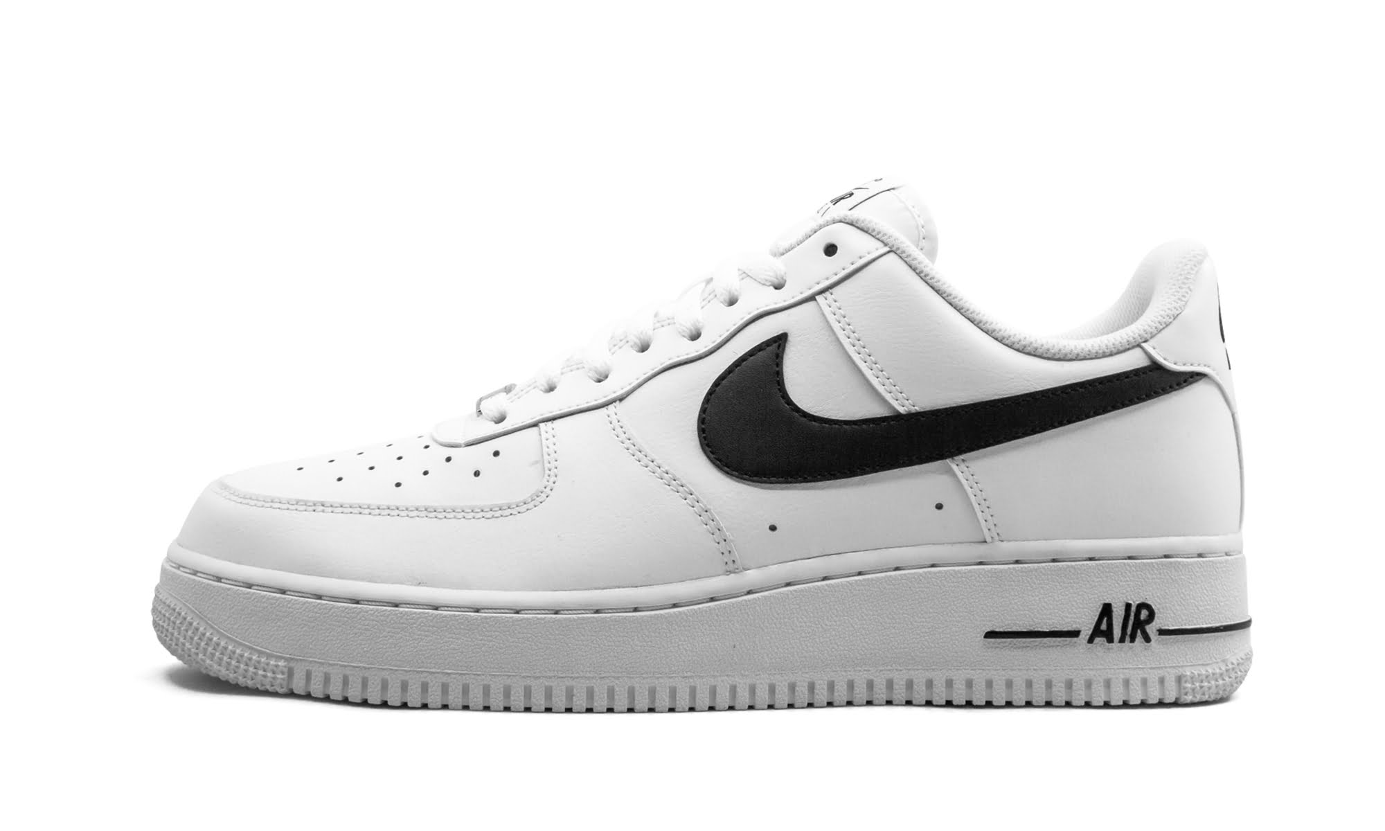 white and black nike air force ones