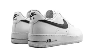 Air force 1 white cheap black swoosh