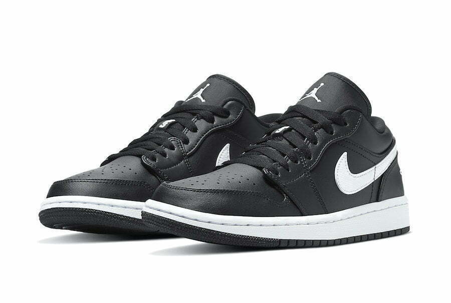 black and white jordans low tops