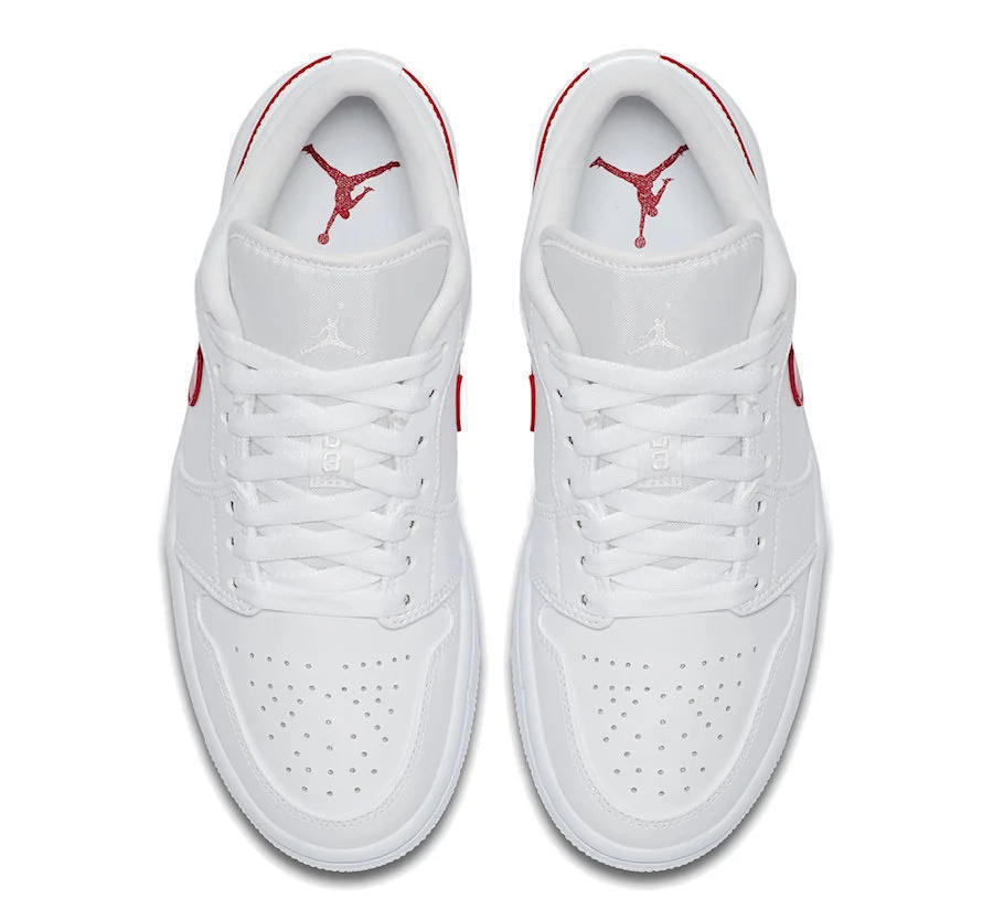 Nike Air Jordan 1 Low White University Red AO9944 161