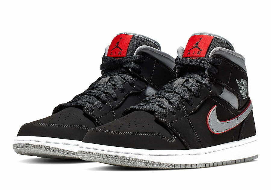 Кроссовки Nike Air Jordan 1 Mid Black 