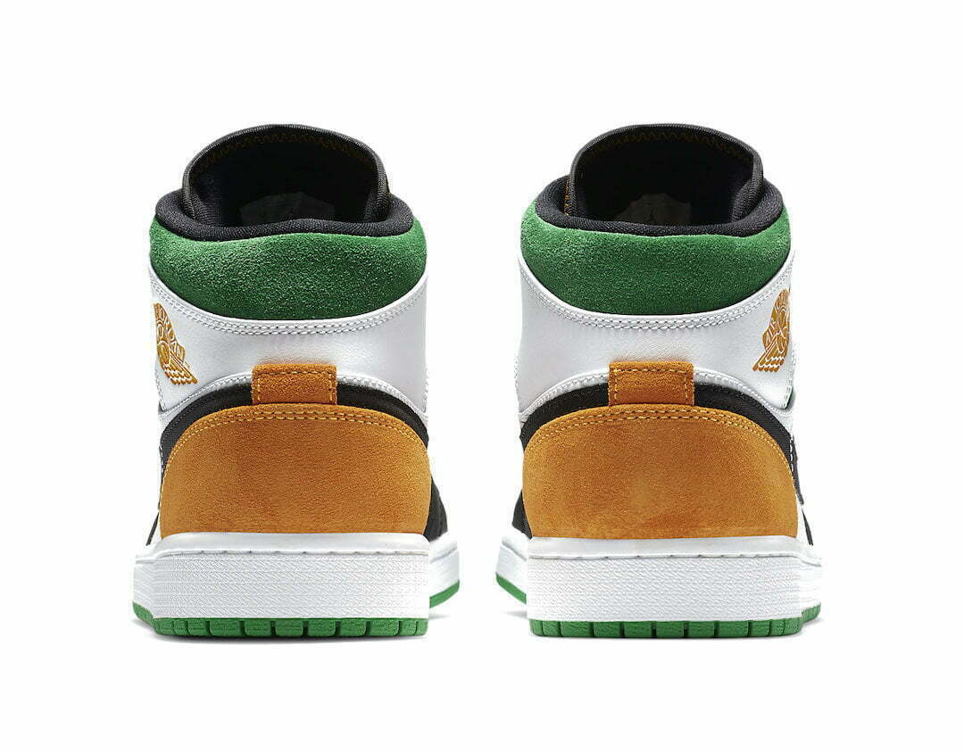 Air jordan 1 green cheap and yellow