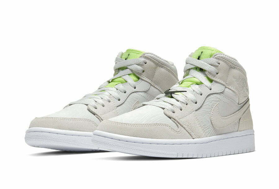 green white and grey jordan 1