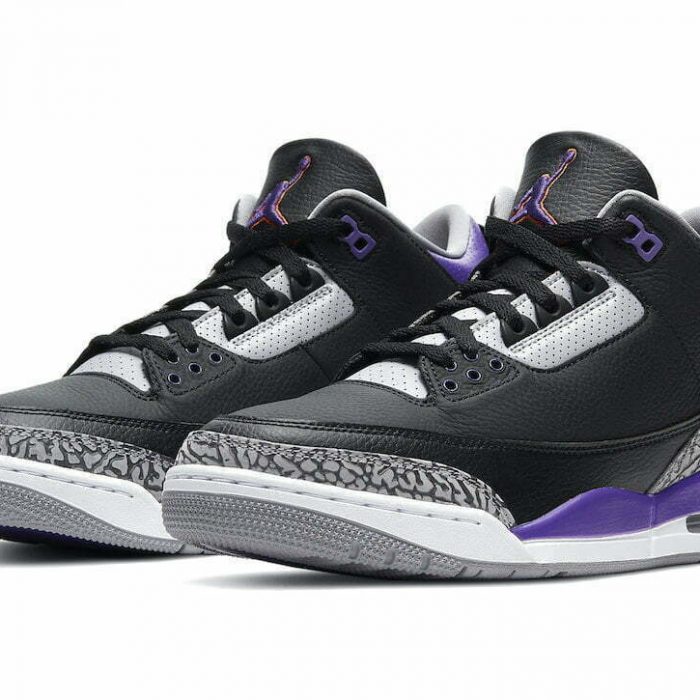 jordan retro 3 black purple