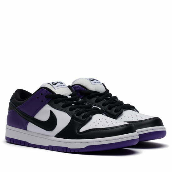 nike sb court purple dunk low