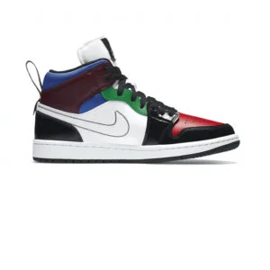 Nike Air Jordan 1 Mid SE Black White Multi Color DB5454