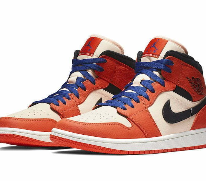 aj1 mid team orange