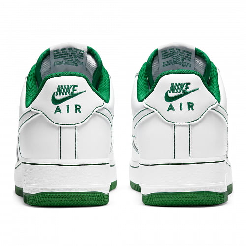 white and pine green air force 1