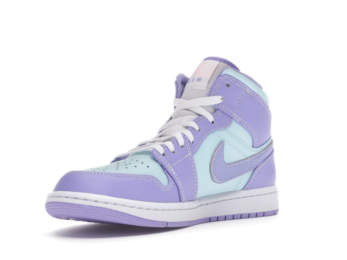 aqua and purple jordans