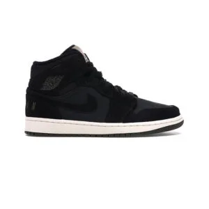 Jordan 1 black hot sale olive canvas