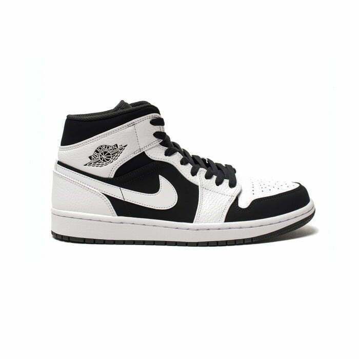Nike Air Jordan 1 Mid White Black 