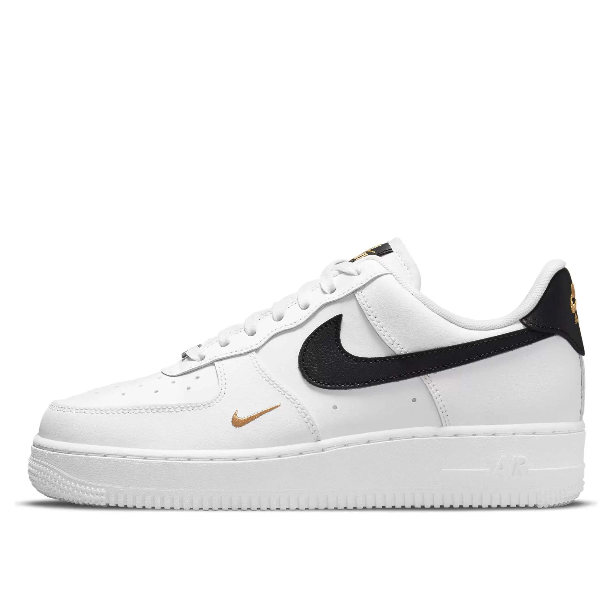 nike white and gold air force 1