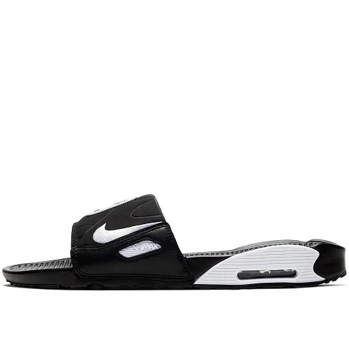 Nike Air Max 90 Slide Black White фотография