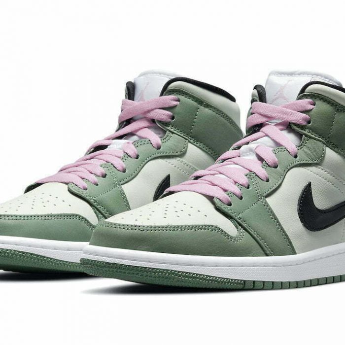 jordan 1 mid dutch green womens