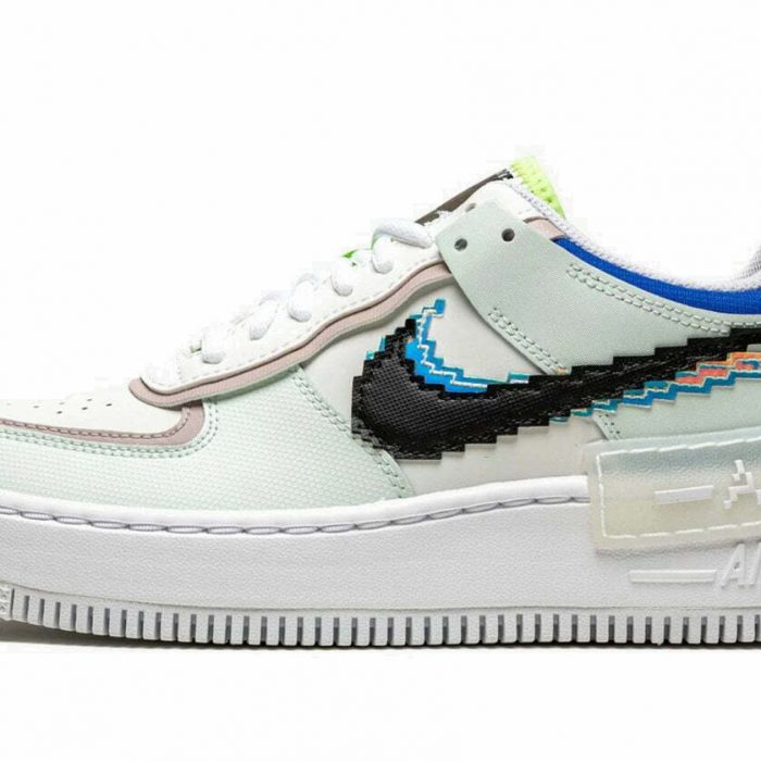 nike air force 1 low shadow 8 bit barely green