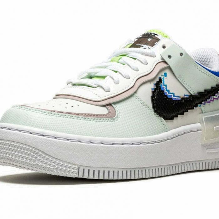 nike air force 1 low shadow 8 bit barely green