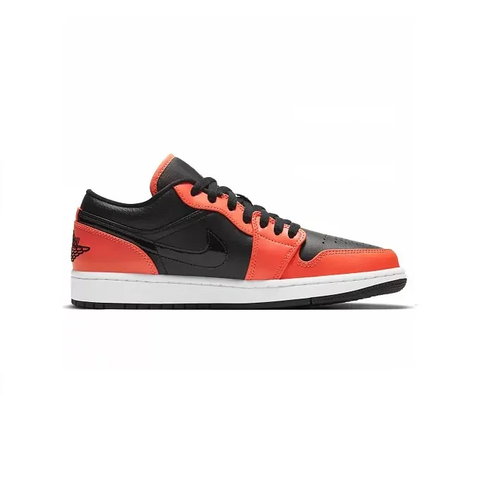 Кроссовки Nike Air Jordan 1 Low SE Black Turf Orange фото