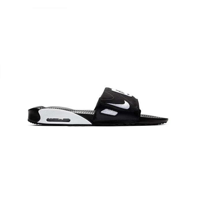 Nike Air Max 90 Slide Black White фото