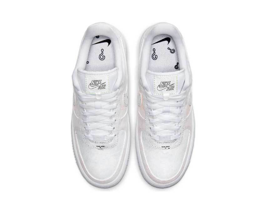 nike wmns air force 1 low lx reveal white