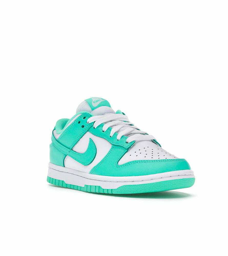 nike dunk low green glow women's