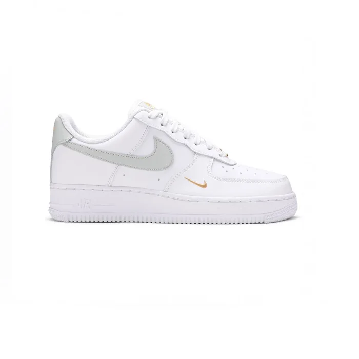 Nike Air Force 1 Low White Grey Gold фото