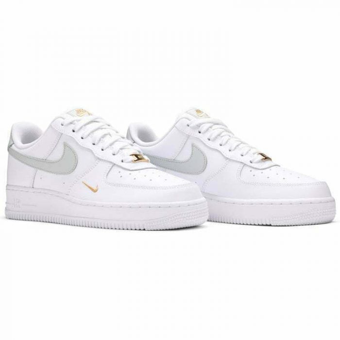 air force 1 low white metallic gold