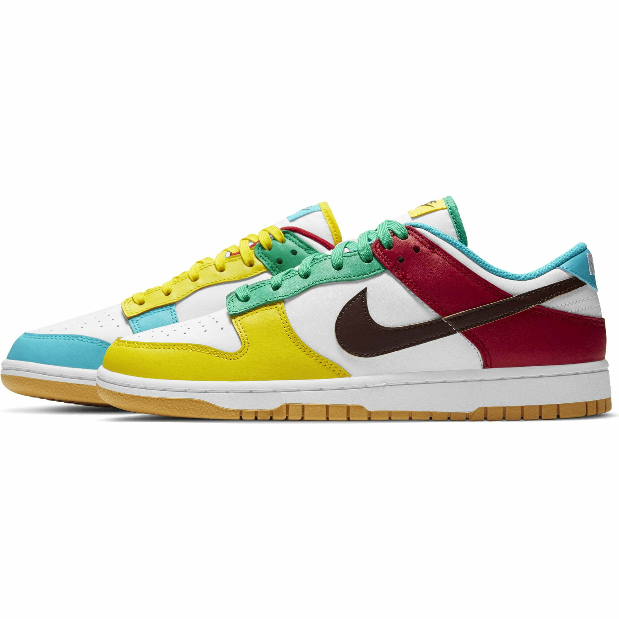 nike off white dunk low multicolor
