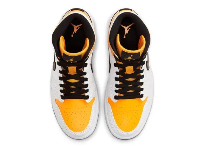 laser orange laces