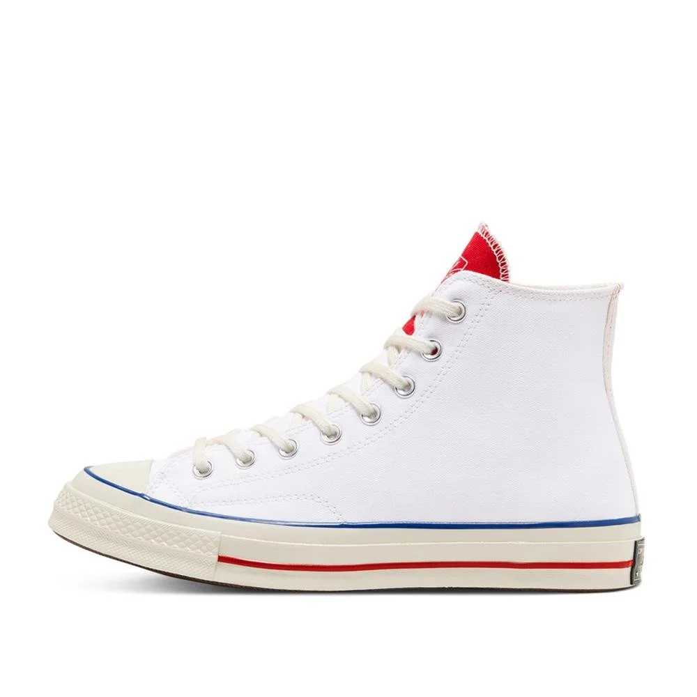 Converse Chuck Taylor All-Star 70s Hi Twisted Tongue White Red фотография