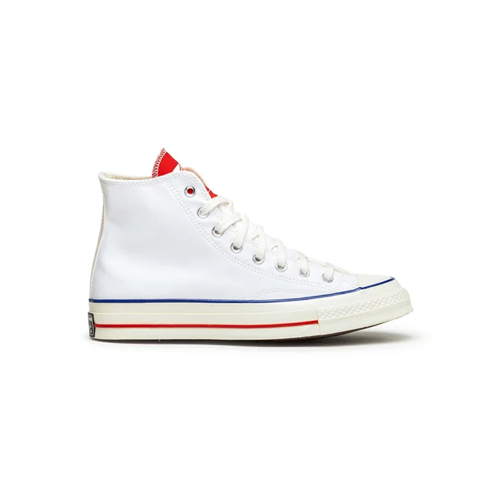 Converse Chuck Taylor All-Star 70s Hi Twisted Tongue White Red фото