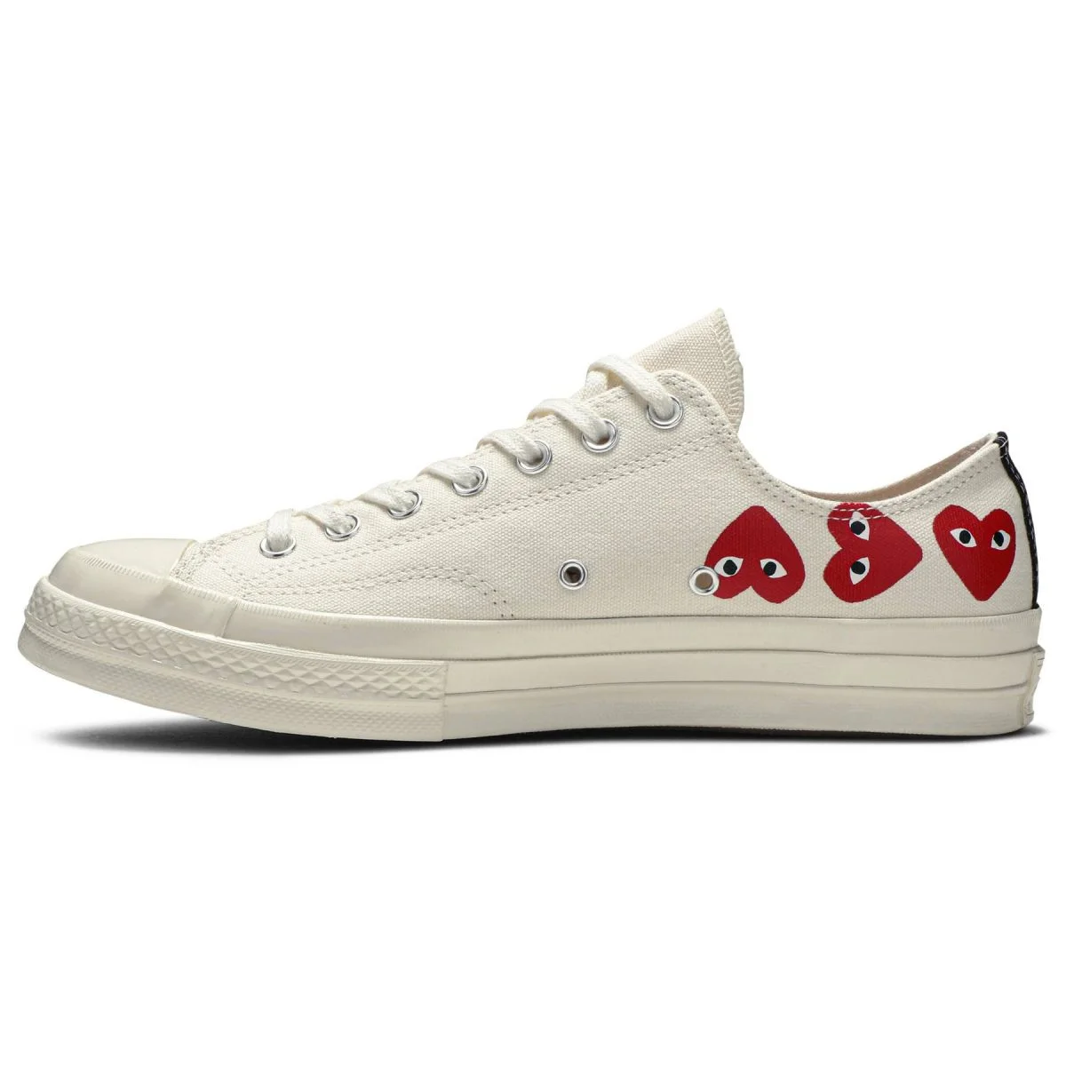 Converse Chuck Taylor All-Star 70s Ox Comme des Garcons Play Multi-Heart White фотография