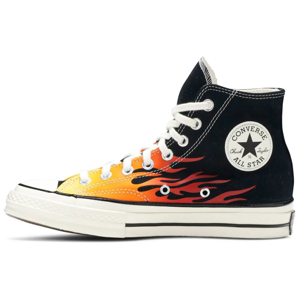 Converse store flame print