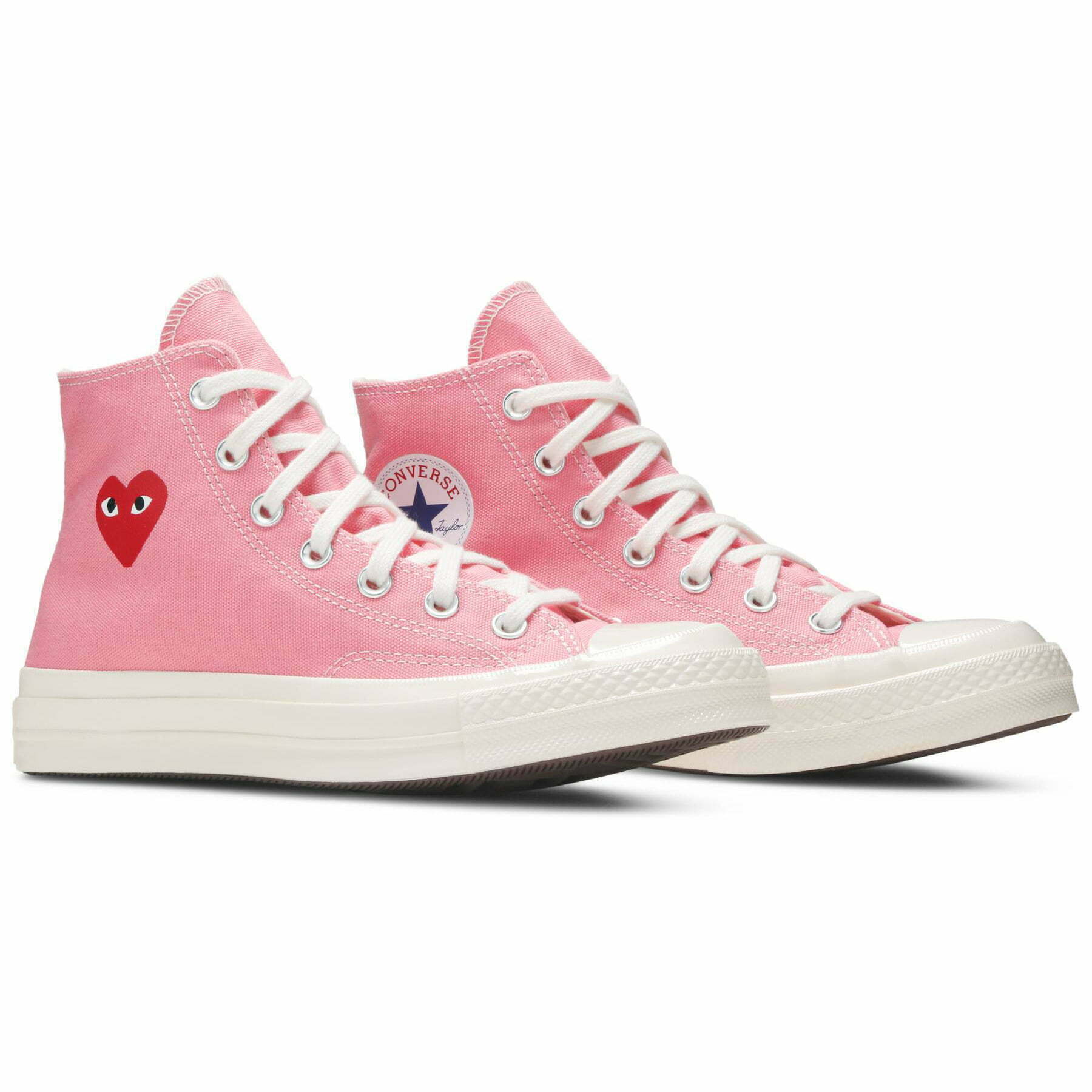 comme des garcons play converse pink