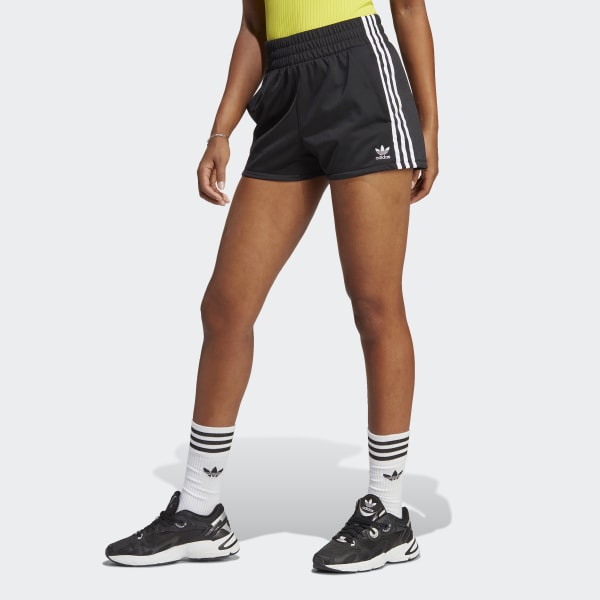Женские шорты adidas 3-Stripes Shorts (Черные) фото