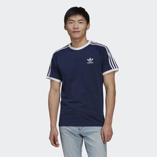 

Мужская футболка adidas Adicolor Classics 3-Stripes Tee (Синяя), Синий