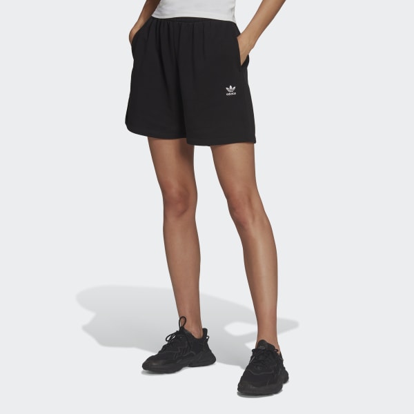 Женские шорты adidas Adicolor Essentials French Terry Shorts (Черные) фото