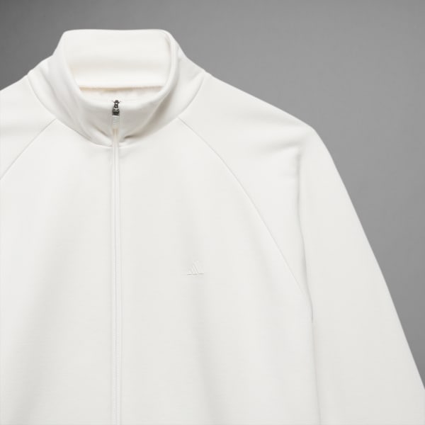 Adidas bb track store jacket white