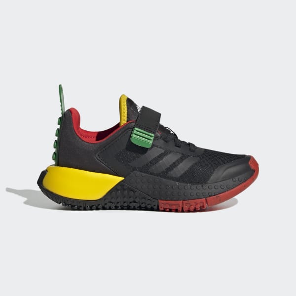 Детские кроссовки adidas DNA x LEGOВ® Elastic Lace and Top Strap Shoes (Черные) фото