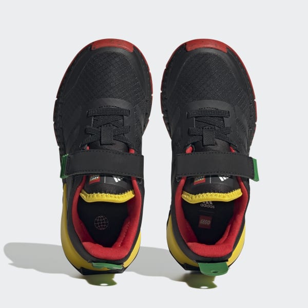 Детские кроссовки adidas DNA x LEGOВ® Elastic Lace and Top Strap Shoes (Черные) фотография