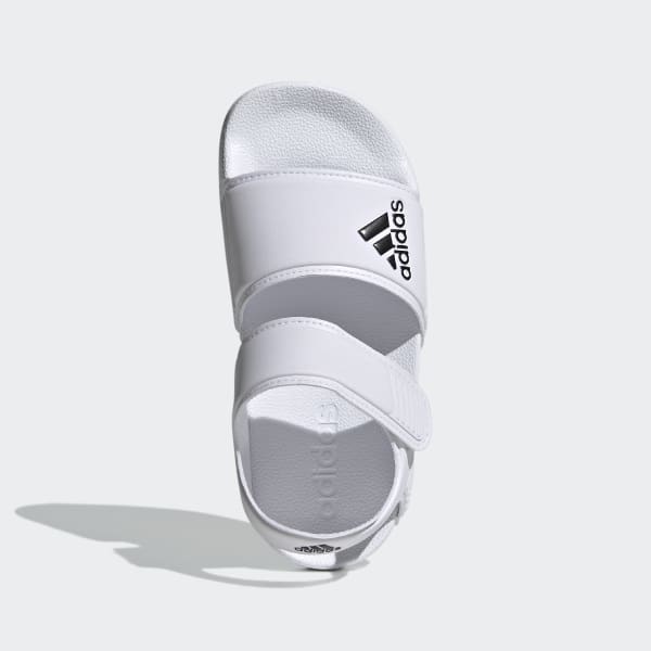 Adidas adilette deals sandals white