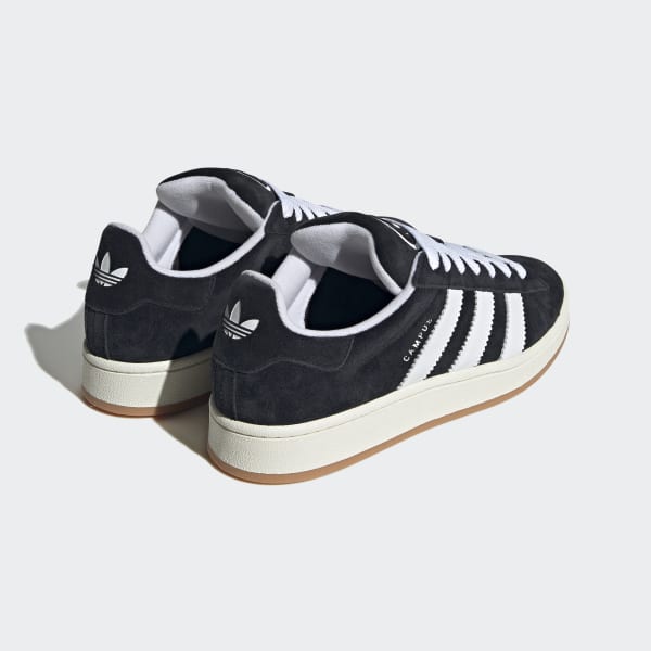 Adidas campus clearance black white gold