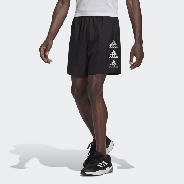Мужские шорты adidas Designed to Move Logo Shorts (Черные) фото