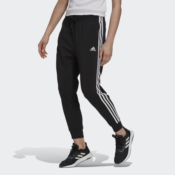 Купить брюки Женские брюки adidas Essentials 3-Stripes 7/8 Pants (Черные)GR9604 в Москве