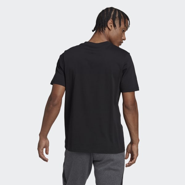 Мужская футболка adidas Essentials Camo Print Tee (Черная) фотография