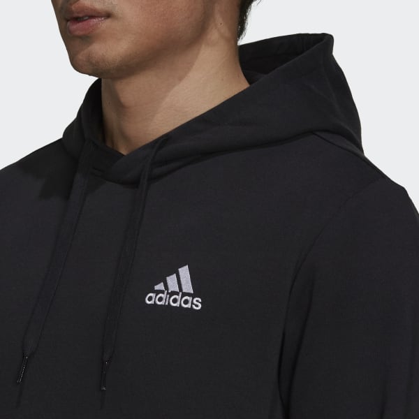 Adidas essential hoodie discount black