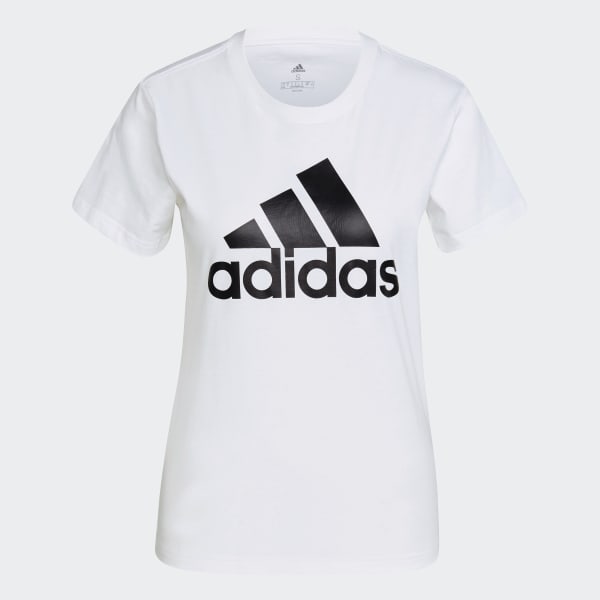 Женская футболка adidas Essentials Logo Tee (Белая) фото
