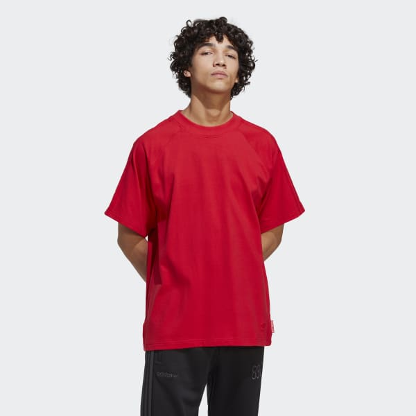 Мужская футболка adidas Essentials Tee (Красная) фото