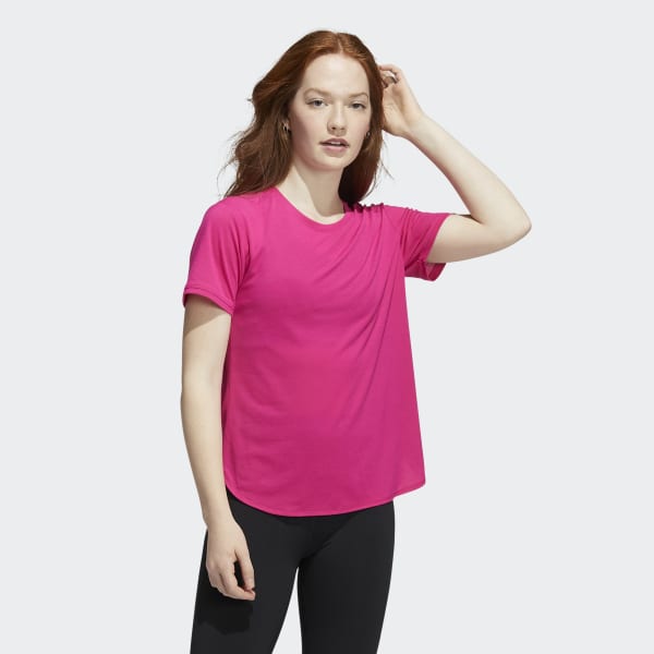 Женская футболка adidas GO TO TEE 2.0 (Розовая) фото