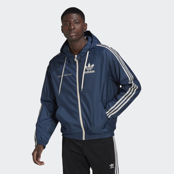 Мужские adidas Graphics Mellow Ride Club Windbreaker (Синие