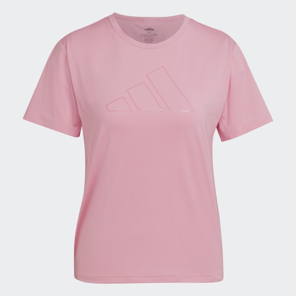 Женская футболка adidas HIIT Tee (Розовая) фото